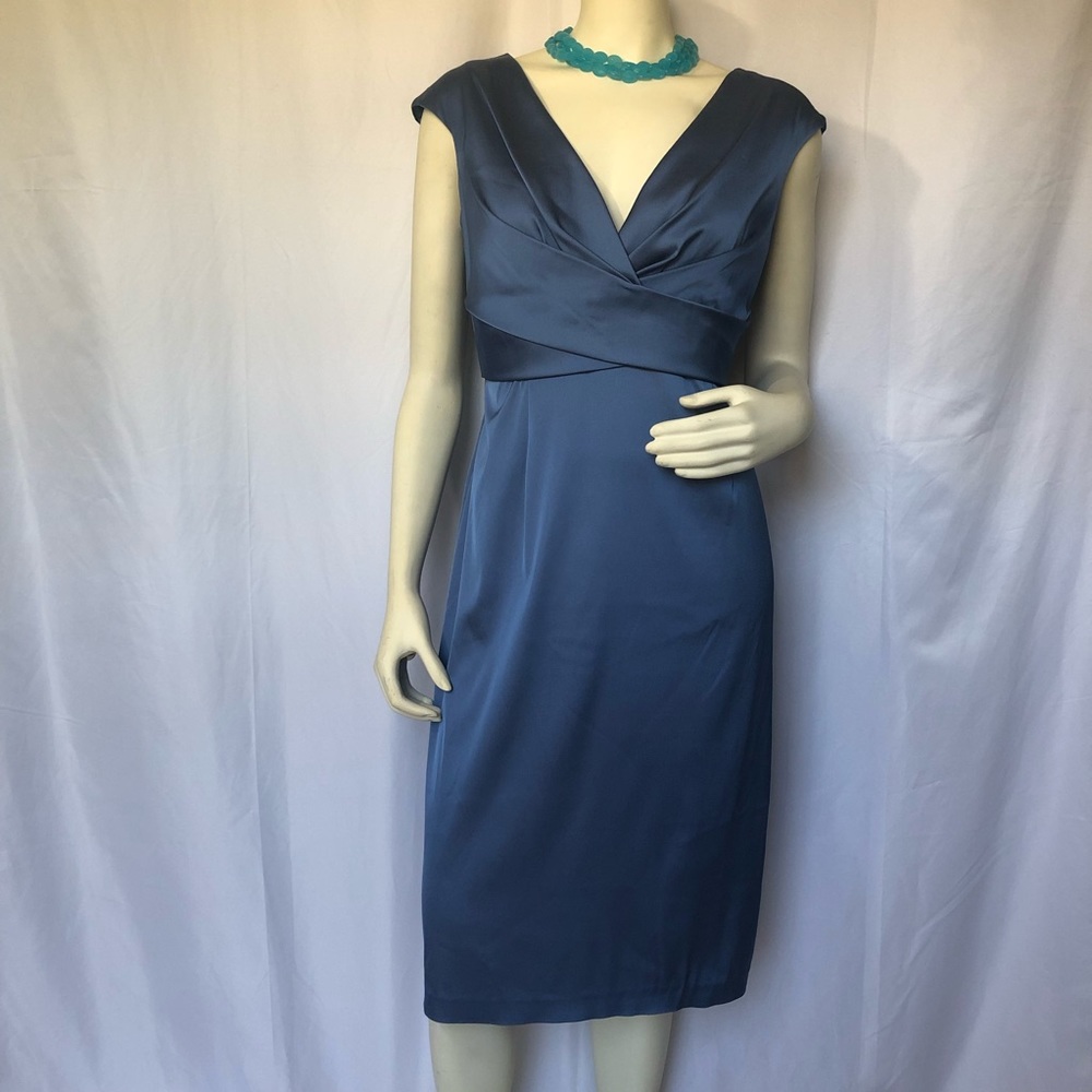 Blue Periwinkle 3/4 Length Dress